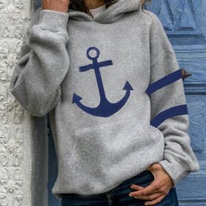 Casual Loose Hoodie Hoodie, Sweatshirts & Hoodies, color:Gray|size:3XL, JustFashionNow