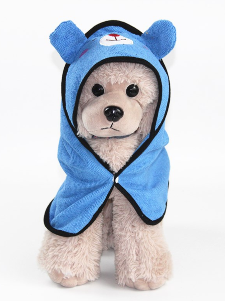 Lilicloth X Funnpaw Pet Bath Towel Dog Bathrobe, color:Royal Blue|size:L, Lilicloth.com