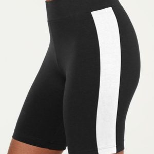Casual Color Block Bikini Bottom, Bikini Sets, color:Black|size:XXL, Stylewe