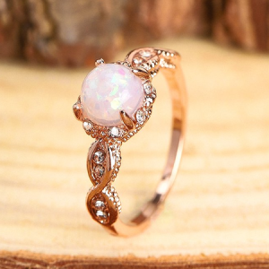 Vintage Opal Ring, Rings, color:Rose Gold|size:11, Stylewe