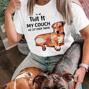 Lilicloth X Funnpaw Women's This Is My Couch Go Sit Over There T-Shirt, color:White|size:L, Lilicloth.com