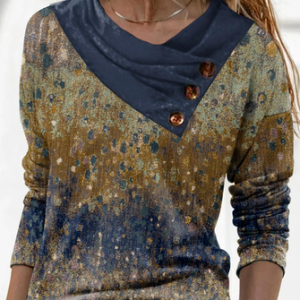 Asymmetrical Casual Top, Shirts & Blouses, color:Multicolor|size:3XL, JustFashionNow