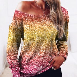 Casual Crew Neck Regular Fit Sweatshirt, Sweatshirts & Hoodies, color:Orange Red|size:XXL, JustFashionNow