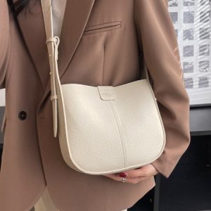 Urban Casual Commuting Commuter Crossbody Bag, Women's Bags, color:Off White|size:One-size, JustFashionNow