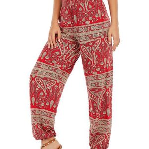 Loose Printing Ethnic Boho Pants, Pants, color:Color6|size:3XL, JustFashionNow