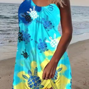 Casual Animal Printing Coverup, swimwear>>Cover Ups, color:Multicolor|size:XXL, JustFashionNow