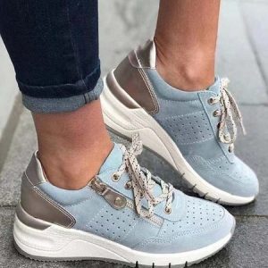 JFN  Casual Zippe  Sneakers, Sneakers, color:Light Blue|size:US 11, JustFashionNow