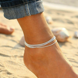 Sexy Anklet, Bracelet, color:Silver, Noracora