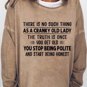 Women's There Is No Such Thing Casual Sweatshirt, color:Light Brown|size:3XL, Lilicloth.com
