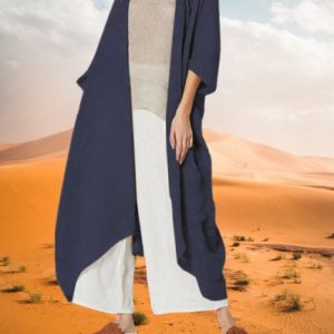 Women's Loose Casual Simple Outerwear, Cardigans, color:Blue|size:5XL, JustFashionNow