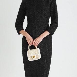 Stylewe Elegant Tight Plain Three Quarter Midi Dress Wedding, Dresses, color:Black|size:XXL, Stylewe