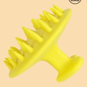 Lilicloth X Funnpaw Pet Silicone Bath Comb, color:Yellow, Lilicloth.com