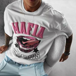 Men's Oversized Fashion Print T-Shirt, T-Shirts, , COTOSEN, Apparel Online, Cheap Clothes, Buy Now