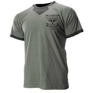 Men's Outdoor Colorblock Yellowstone T-Shirt, T-Shirts, , COTOSEN, Apparel Online, Cheap Clothes, Buy Now