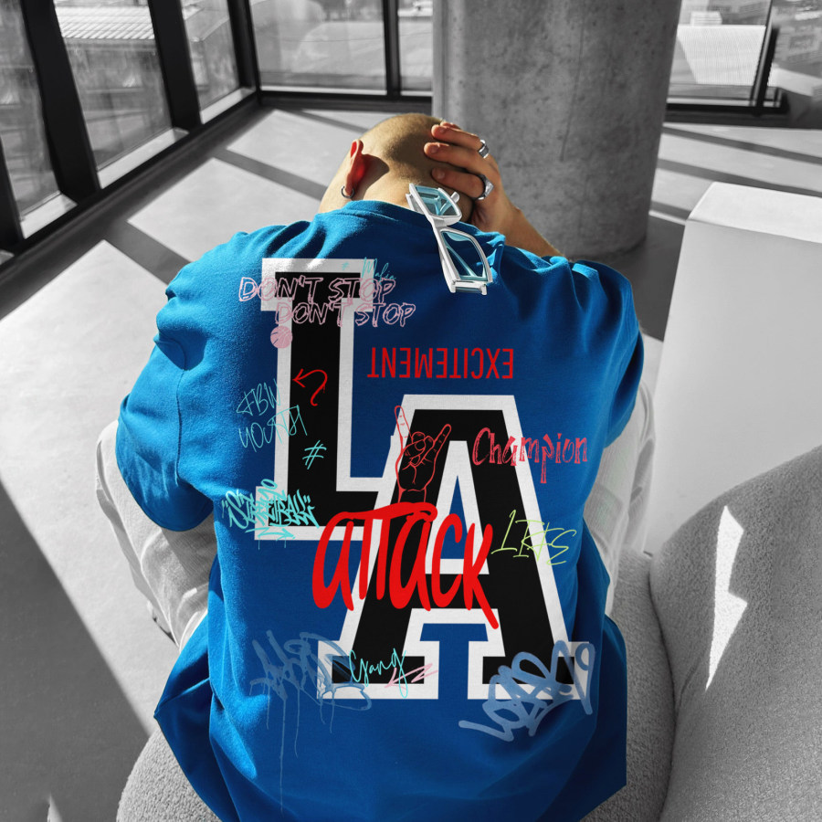 Oversize Los Angeles Tee, T-Shirts, , COTOSEN, Apparel Online, Cheap Clothes, Buy Now