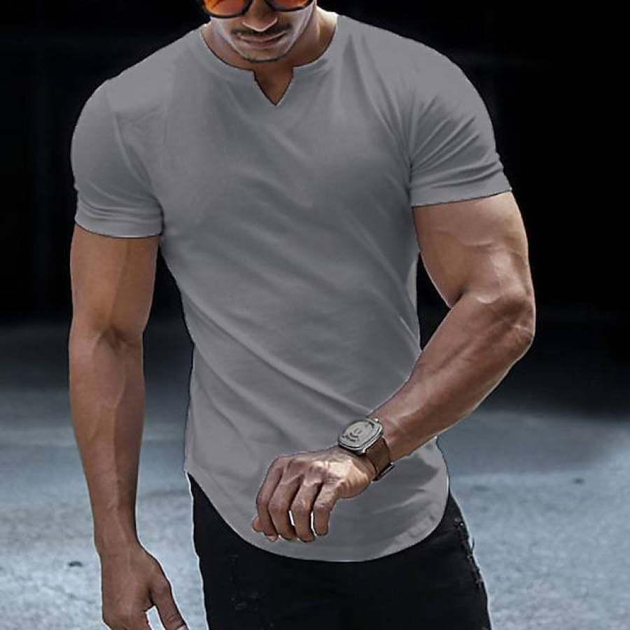V-neck Men's Casual T-shirt Tops, T-Shirts, , COTOSEN, Apparel Online, Cheap Clothes, Buy Now