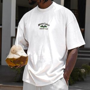 Men's Vintage Print Relaxed Oversized T-Shirt, T-Shirts, , COTOSEN, Apparel Online, Cheap Clothes, Buy Now