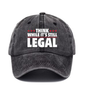 Think While It's Still Legal Sun Hat, Hats, , COTOSEN, Apparel Online, Cheap Clothes, Buy Now