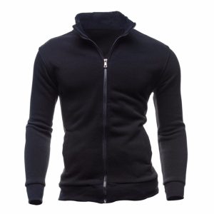 Sweatshirt Zipper Stand Collar Sweater Jacket Men's Solid Color Cardigan, Coats & Jackets, , COTOSEN, Apparel Online, Cheap Clothes, Buy Now