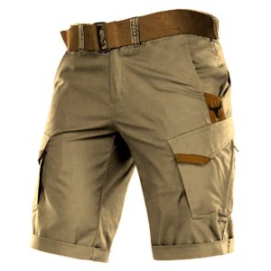 Men's Shorts Retro Colorblock Pocket Outdoor Cargo Shorts Khaki, Shorts, , COTOSEN, Apparel Online, Cheap Clothes, Buy Now