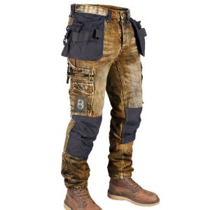 Retro Mens Multi Pocket Outdoor Casual Jeans, Tactical Pants, , COTOSEN, Apparel Online, Cheap Clothes, Buy Now