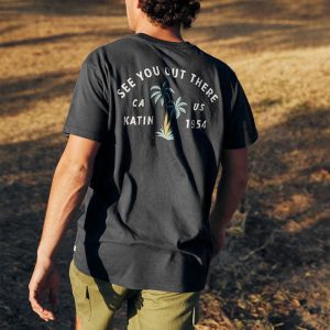 Men's Cotton T-shirt Surfing Coconut Tree Print Beach Summer Simple All-match Tee, T-Shirts, , COTOSEN, Apparel Online, Cheap Clothes, Buy Now