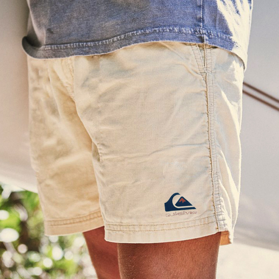 Casual Hawaiian Retro Printed Shorts, Shorts, , COTOSEN, Apparel Online, Cheap Clothes, Buy Now