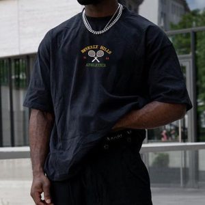 Men's Vintage Chic Oversized Print T-Shirt, T-Shirts, , COTOSEN, Apparel Online, Cheap Clothes, Buy Now