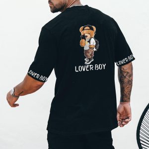 Fashion Design Bear Printed T-shirt, T-Shirts, , COTOSEN, Apparel Online, Cheap Clothes, Buy Now