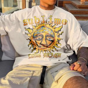 Oversize Casual Retro "sublime" Rock Band T-Shirt, T-Shirts, , COTOSEN, Apparel Online, Cheap Clothes, Buy Now