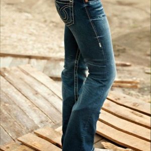 Vintage Bell Bottom Denim Jean, Denim&Jeans, color:Blue|size:3XL, Noracora