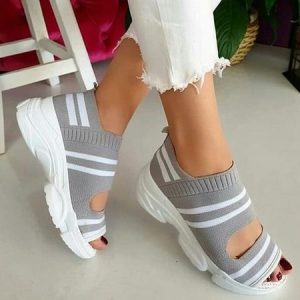 JFN  Women Breathable Comfy Sandal Shoes, Sandals, color:Black|size:US 11, JustFashionNow