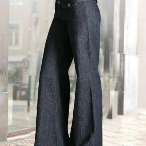 Loose Plain Casual Casual Pants, Pants, color:Gray|size:XXL, JustFashionNow