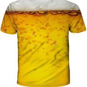 Regular Fit Casual Text Letters Crew Neck T-Shirt, T-Shirts, color:Color15|size:5XL, JustFashionNow