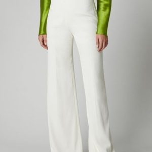 Regular Fit Urban Plain Fashion Pants, Pants, color:White|size:XXL, Stylewe