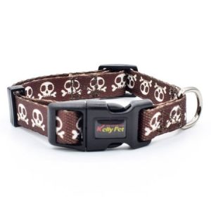 Lilicloth X Funnpaw Pet Floral Print Collar, color:Coffee|size:L, Lilicloth.com