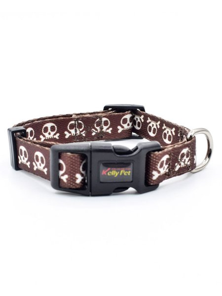 Lilicloth X Funnpaw Pet Floral Print Collar, color:Coffee|size:L, Lilicloth.com