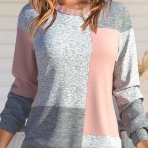 Multicolor Patchwork Loose Thickened Sweatshirt, Sweatshirts & Hoodies, color:Multicolor|size:XXL, JustFashionNow