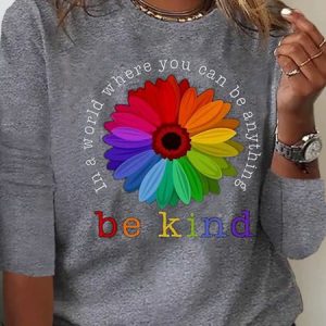 Plus Size Sunflower Crew Neck Loose T-Shirt, JustFashionNow T-Shirts, color:Gray|size:4X,