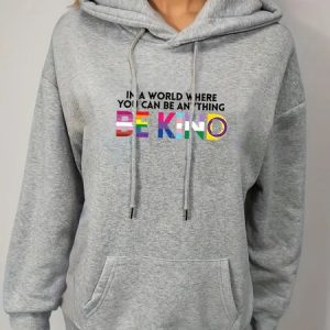 Casual Text Letters Loose Hoodie Hoodie, Sweatshirts & Hoodies, color:Gray|size:3XL, JustFashionNow