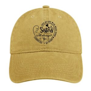 Funny Sister Denim Hat, color:Yellow|size:One-size, Lilicloth.com