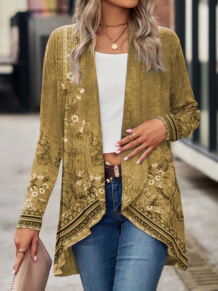 Others Loose Casual Knitted Kimono, Cardigans, Lilicloth.com
