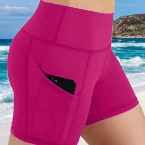 Plain Casual Bikini Bottom, swimwear>>Bikini Bottoms, color:Rose Red|size:5XL, JustFashionNow