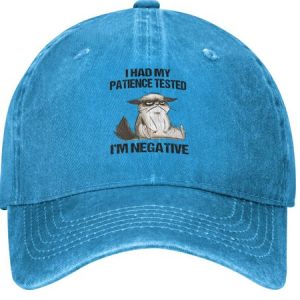 I Had My Patience Tested Animals Graphic Adjustable Hat, Men's Accessories, Lilicloth.com