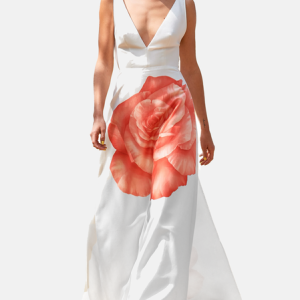 Elegant Regular Fit Party Dress, Maxi Dresses, color:White|size:XXL, Stylewe