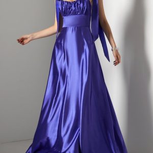 Elegant Regular Fit Wedding Dress & Party Dress, Maxi Dresses, color:Blue|size:XL, Stylewe