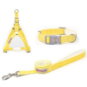 Lilicloth X Funnpaw Pet Supplies Three Piece Set, color:Yellow|size:L, Lilicloth.com