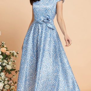 Elegant Regular Fit V Neck Dress & Party Dress, Wedding Guest Dresses, color:Purple|size:XXL, Stylewe