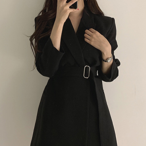 Elegant Blazer, Blazers, color:Black|size:L, JustFashionNow