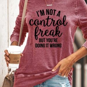 Casual Text Letters Regular Fit Crew Neck Sweatshirt, Sweatshirts & Hoodies, color:Rose Gold|size:3XL, JustFashionNow
